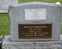 MONTANYE kids Anita, Dale, Cynthia, Nathan - Mt. Pleasant Cem, Houghton NY 2013